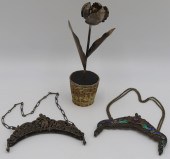 SILVER. GROUPING OF DECORATIVE