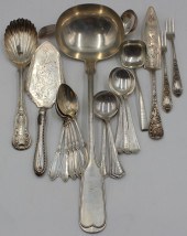 SILVER. GROUPING OF STERLING A