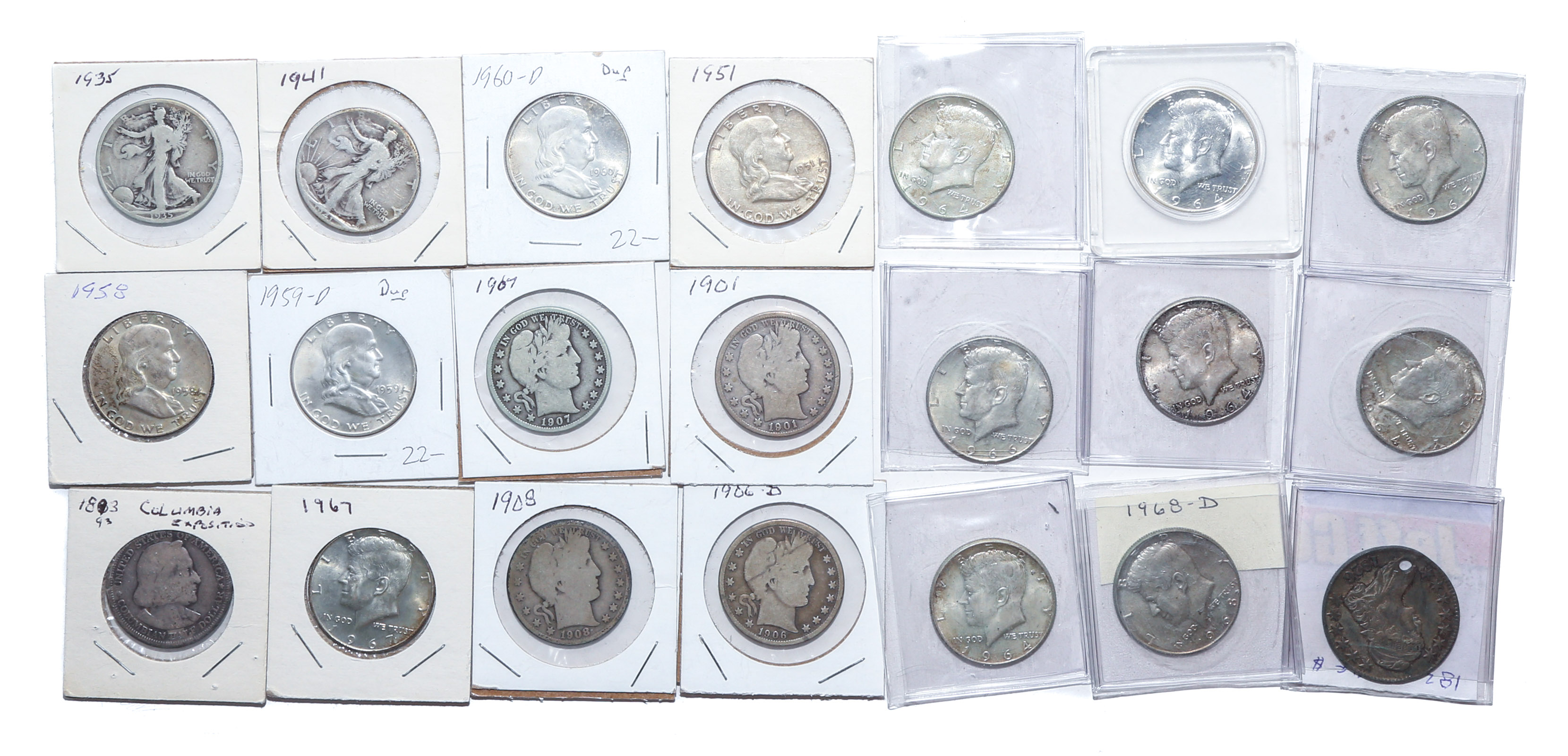 SILVER HALF DOLLAR COLLECTION