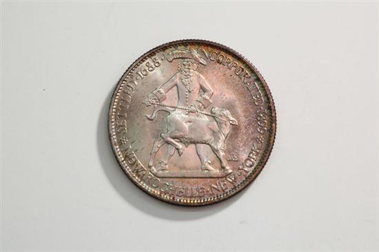SILVER HALF-DOLLAR. New Rochelle 