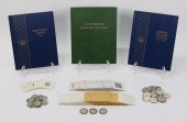 SILVER HALF DOLLARS, QUARTERS