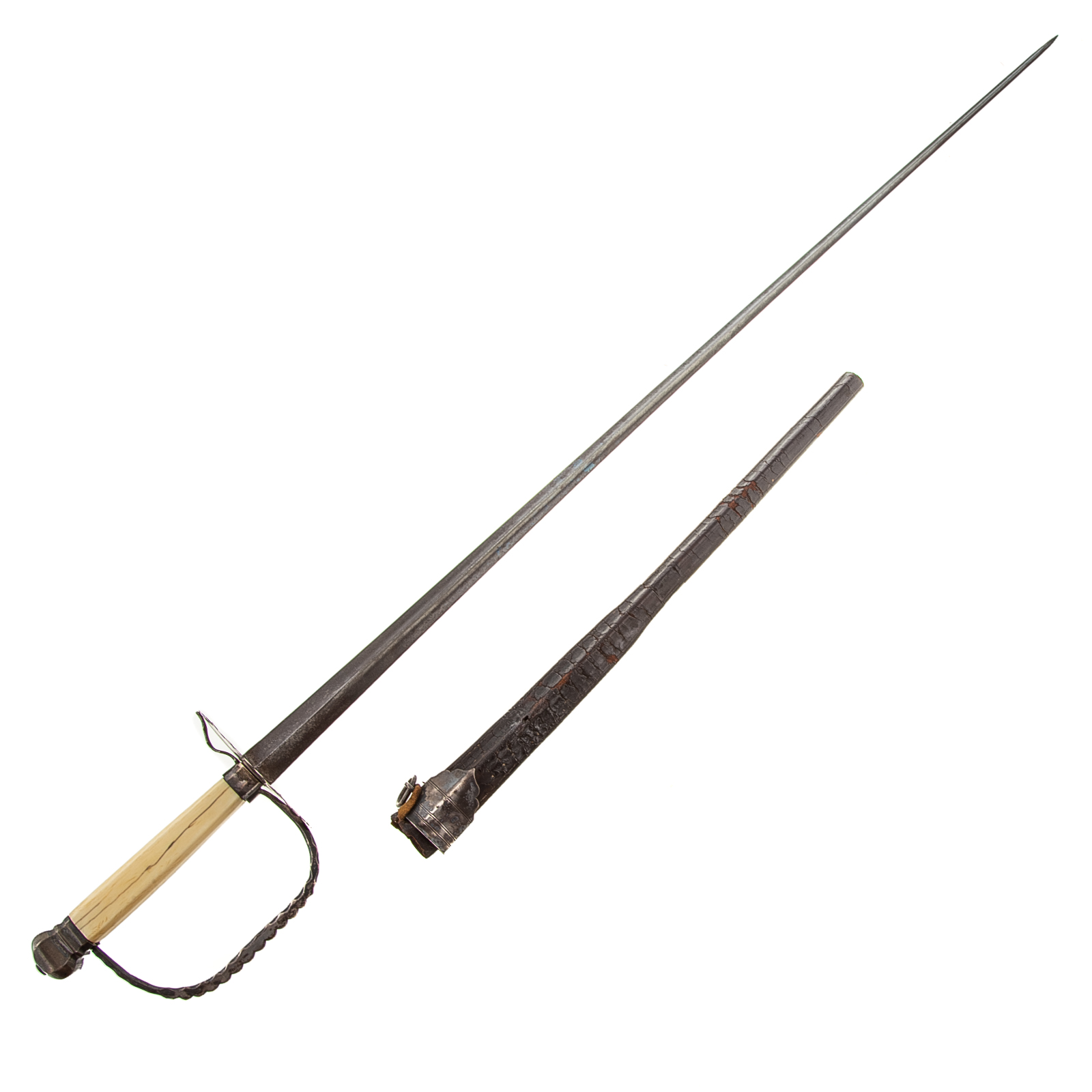 SILVER HILTED SWORD, MAJ. BENJ.
