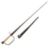 SILVER HILTED SWORD, MAJ. BENJ