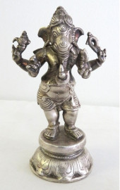 SILVER INDIAN GANESHA ELEPHANT