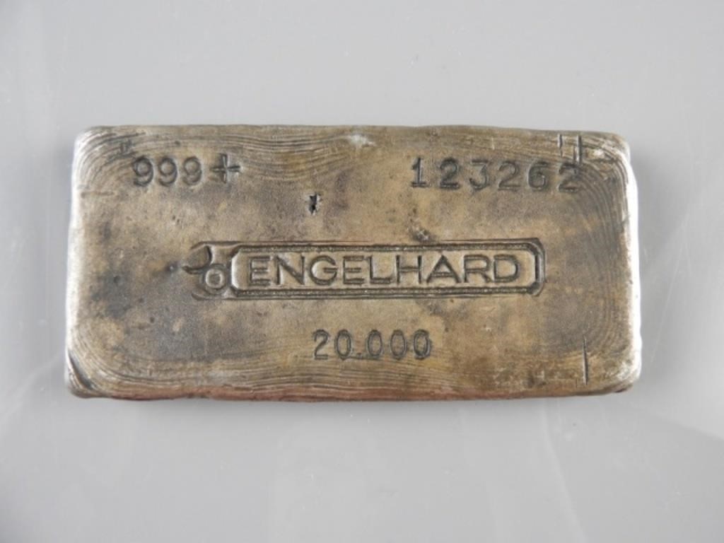 SILVER INGOTEngelhard .999 silver