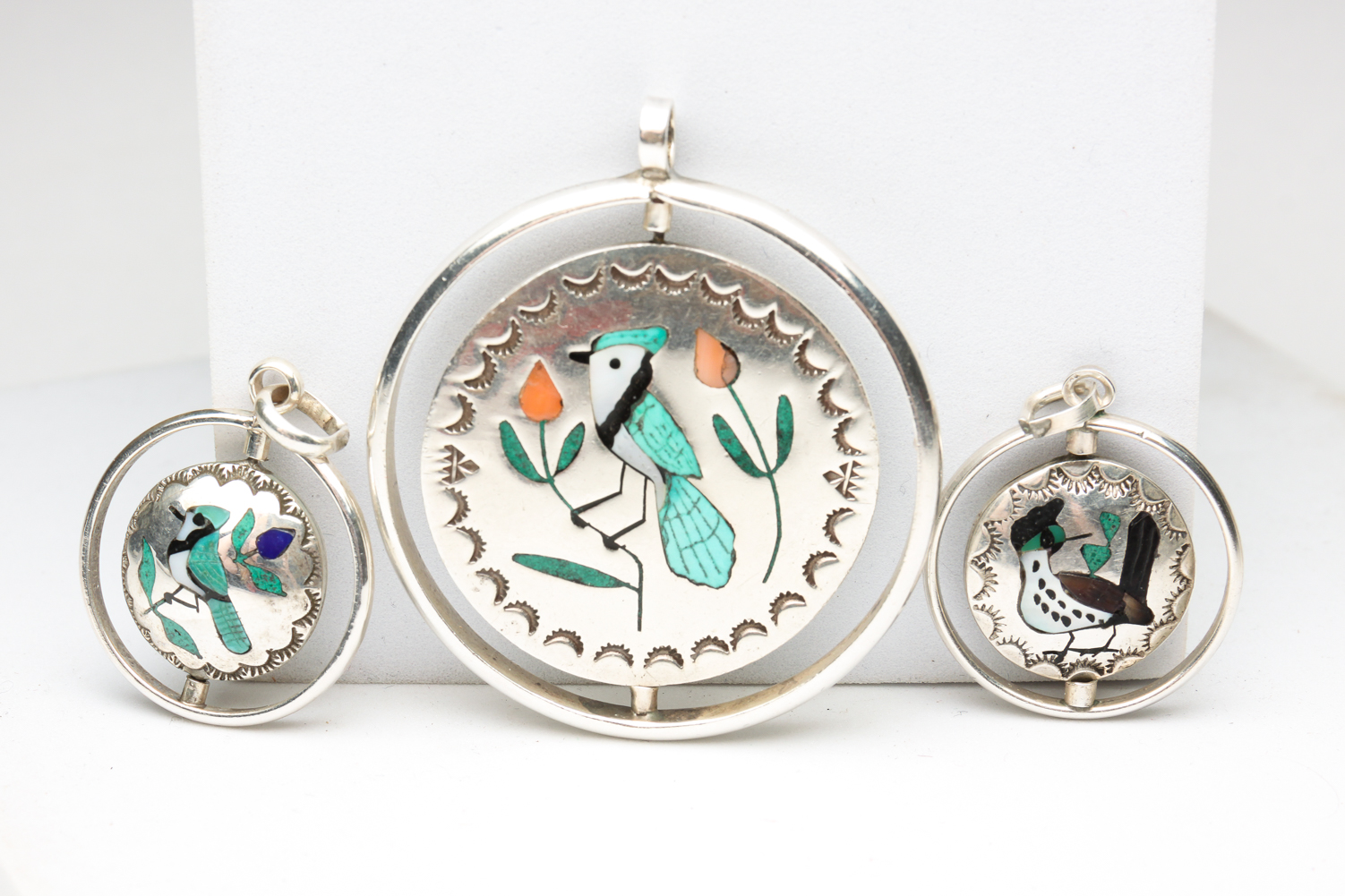 SILVER INLAY NATIVE AMERICAN