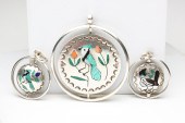 SILVER INLAY NATIVE AMERICAN S
