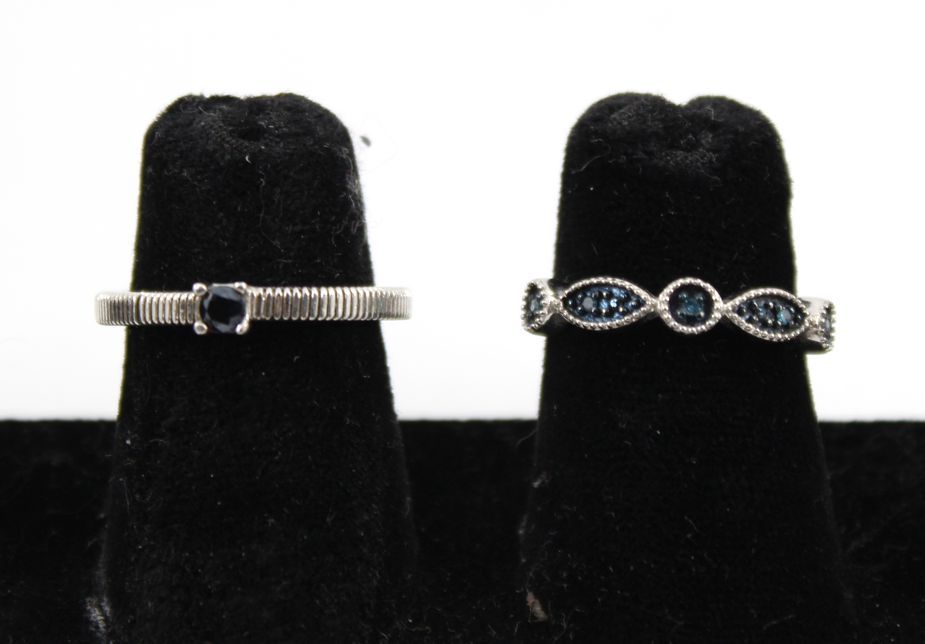 SILVER IRRADIATED BLUE DIAMOND &