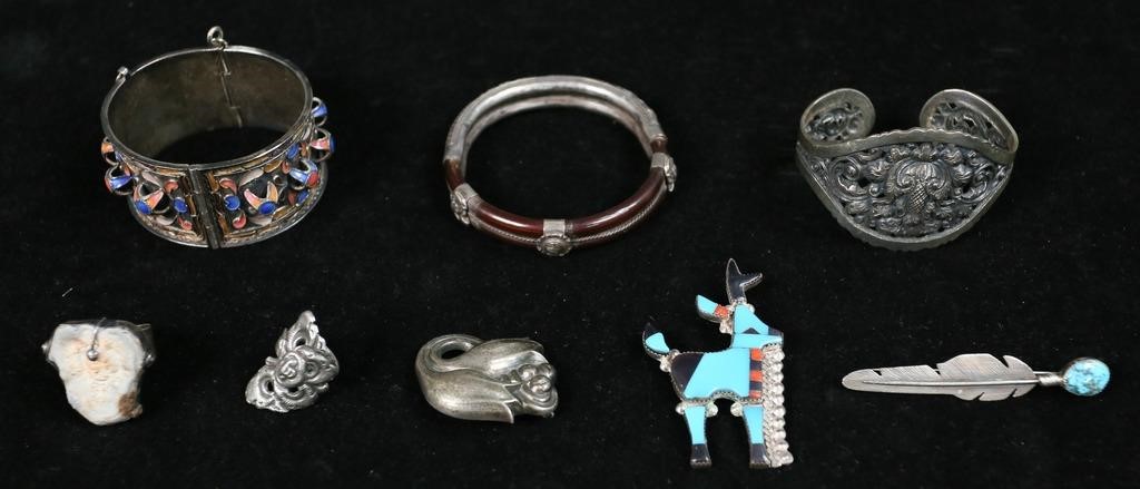 SILVER JEWELRY LOT8 piece jewelry