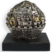 SILVER JUDAICA JERUSALEM SPHER