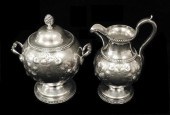 SILVER: LARGE CREAM PITCHER AN
