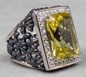 SILVER LEMON QUARTZ & WHITE TO