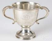 SILVER LOVING CUP, LATE 18TH C