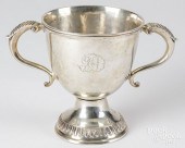 SILVER LOVING CUP, LATE 18TH C