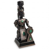 SILVER & MALACHITE MEXICAN AZT