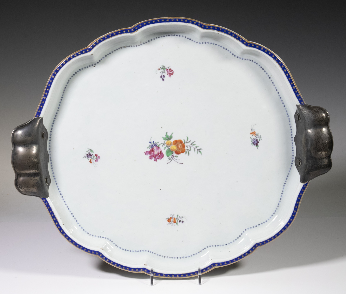 SILVER MOUNTED CHINESE EXPORT