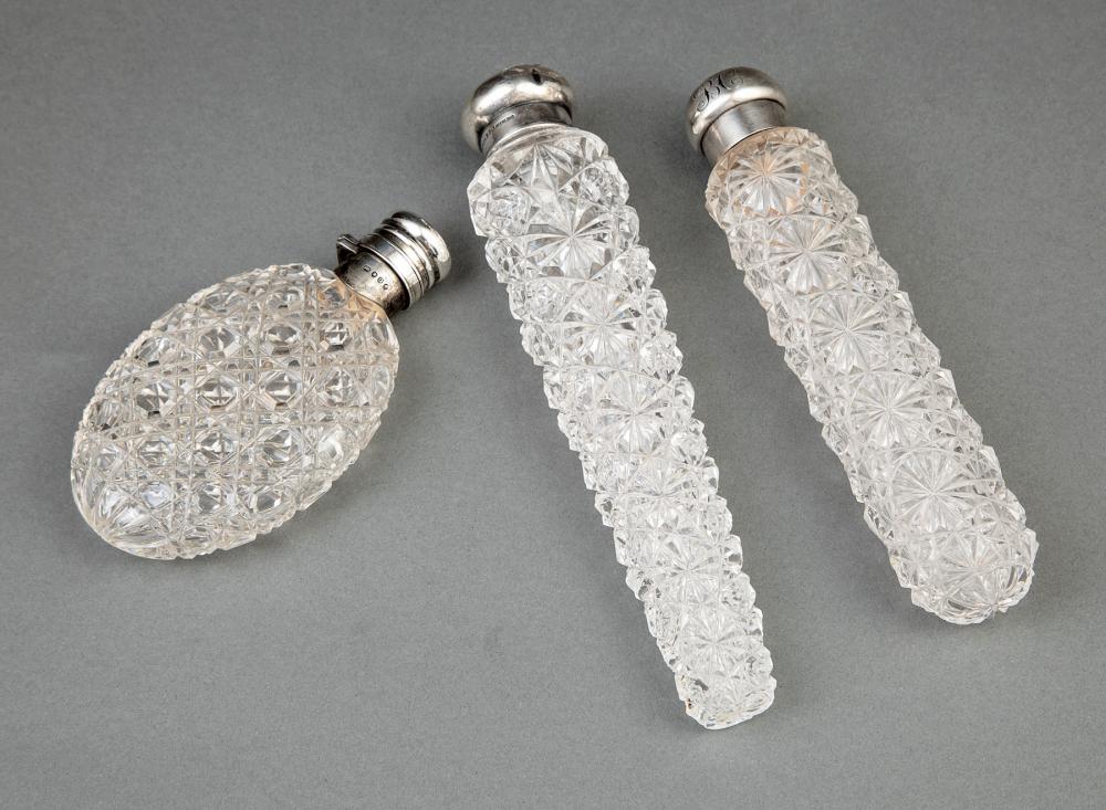 SILVER-MOUNTED GLASS SCENT