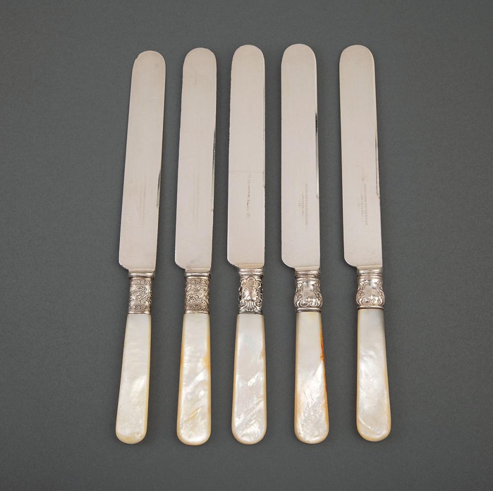 SILVER-MOUNTED MOTHER-OF-PEARL