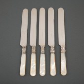 SILVER-MOUNTED MOTHER-OF-PEARL