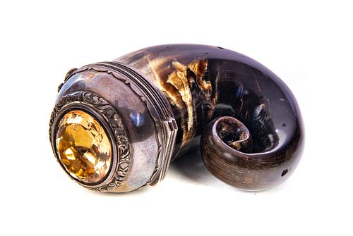 SILVER MOUNTED SCOTTISH SNUFF