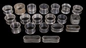 SILVER NAPKIN RINGS Lot of (20