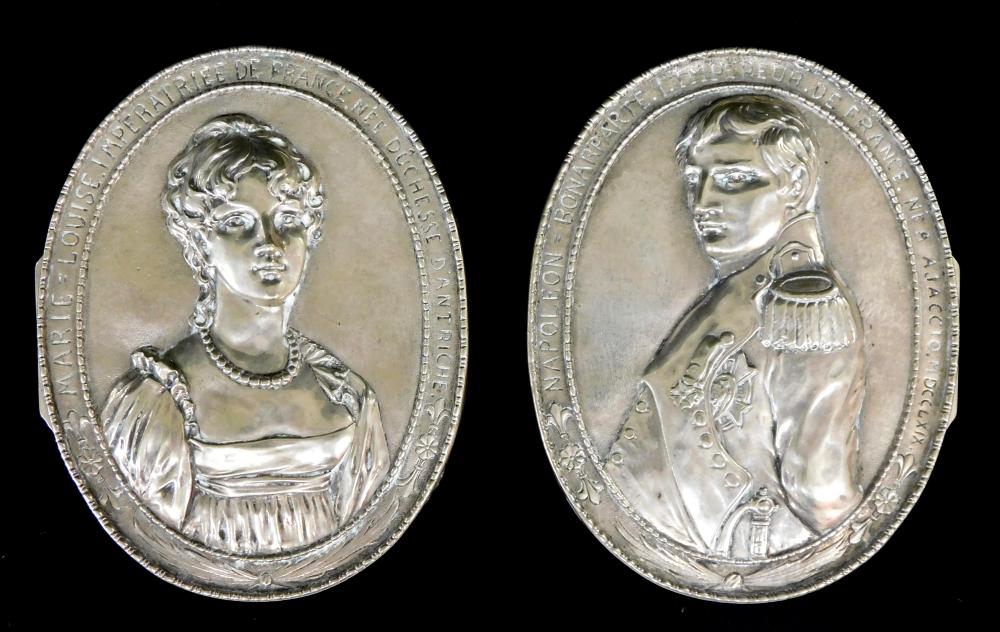 SILVER: NAPOLEON AND JOSEPHINE