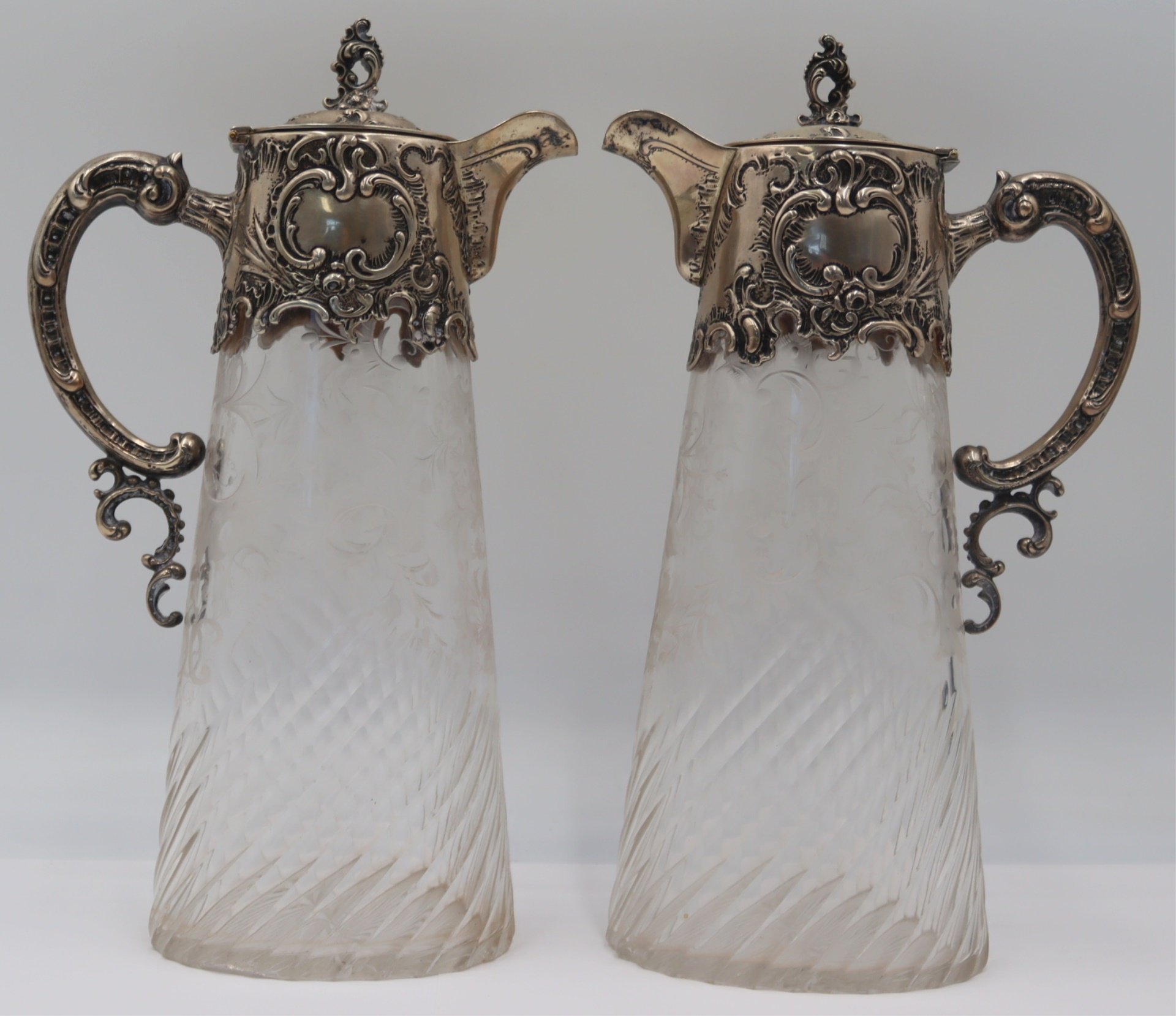 SILVER. NEAR PAIR OF
