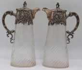 SILVER. NEAR PAIR OF AUSTRO-HU