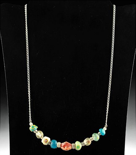 SILVER NECKLACE W/ ROMAN