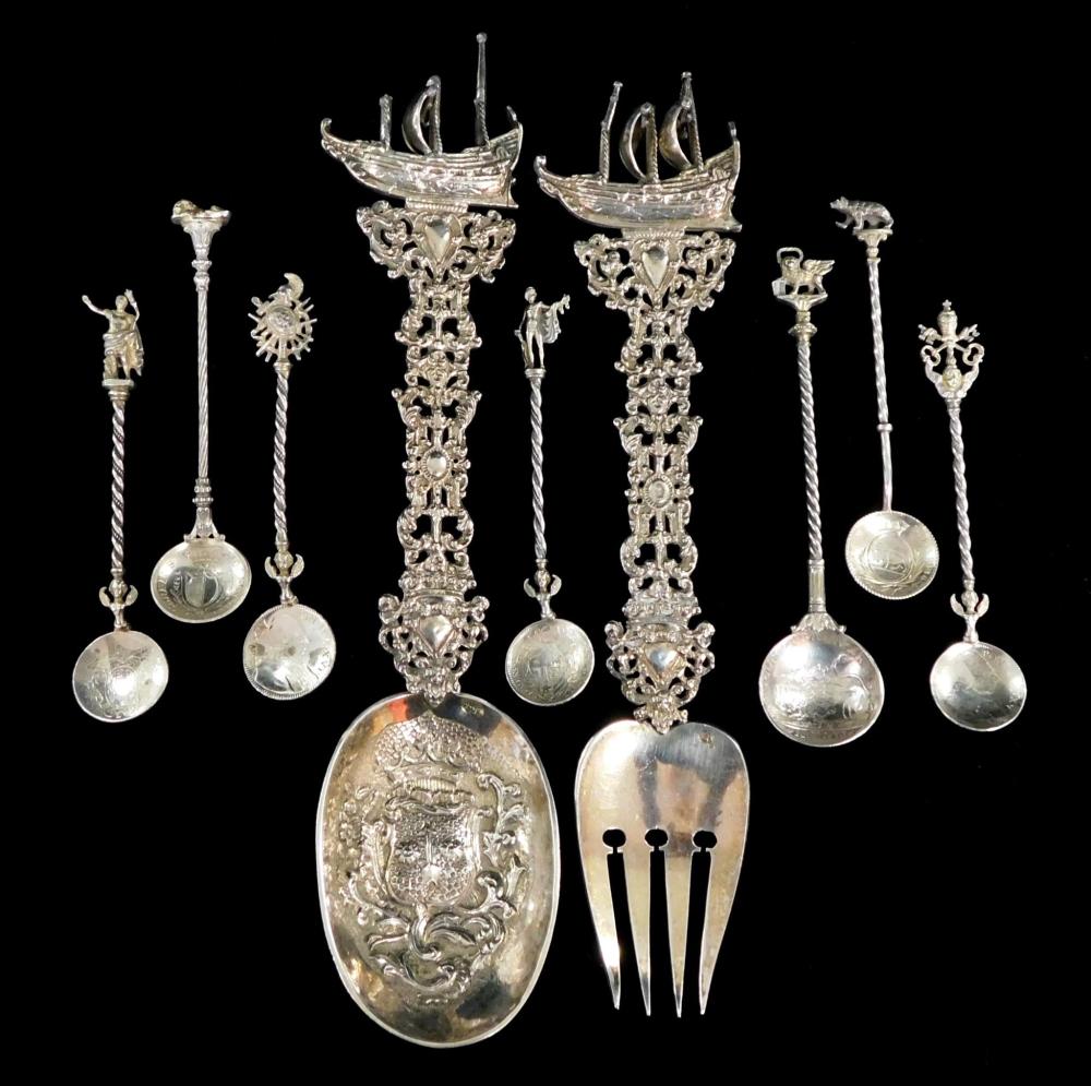 SILVER: NINE PIECES OF