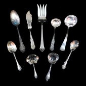 SILVER: NINE STERLING SERVING