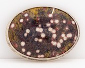 SILVER OVAL CABOCHON JASPER BR