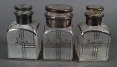 SILVER OVERLAY GLASS JARSGroup