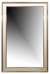 SILVER-PAINTED RECTANGULAR WAL