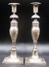 SILVER. PAIR OF ANTIQUE GERMAN