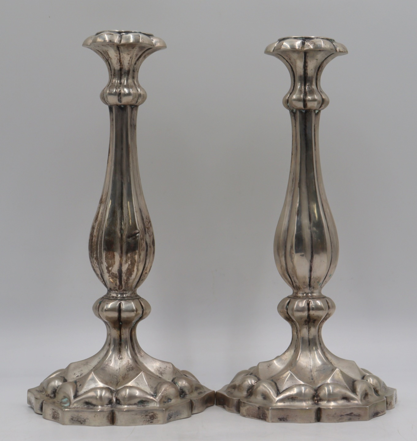 SILVER. PAIR OF AUSTRIAN .812