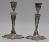 SILVER. PAIR OF DUTCH .835 SIL