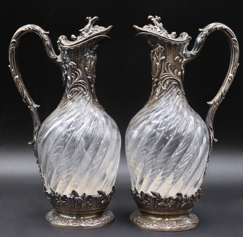 SILVER. PAIR OF EDMOND TETARD