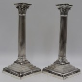 SILVER. PAIR OF ENGLISH SILVER