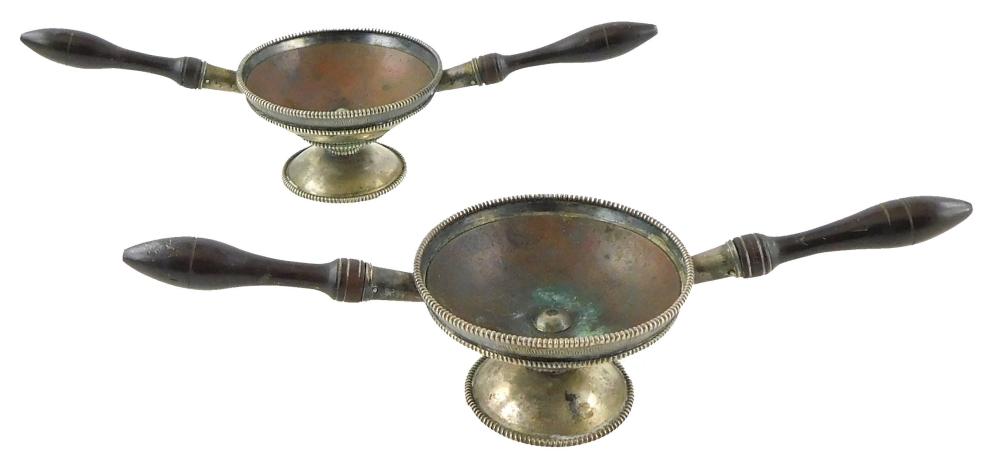SILVER: PAIR OF PIPE LIGHTERS /
