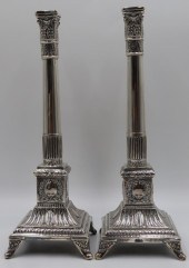 SILVER. PAIR OF POLISH .800 SI