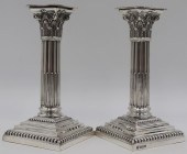 SILVER. PAIR OF SIGNED ENGLISH