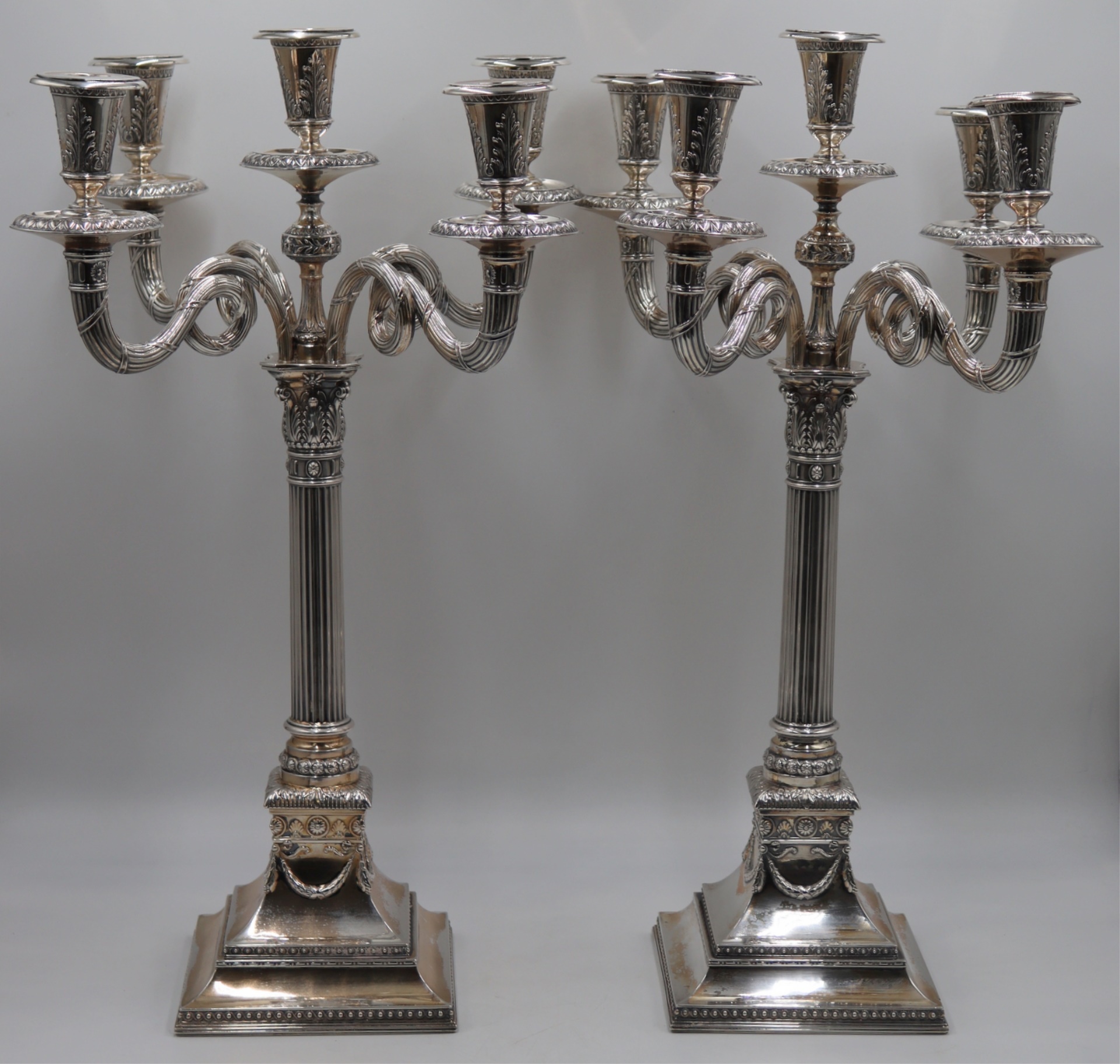 SILVER. PAIR OF SIGNED GERMAN