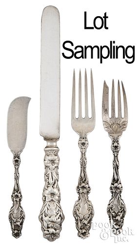 SILVER PARTIAL FLATWARE SERVICE,