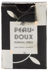 SILVER PEAU DOUX PLAYING CARDS