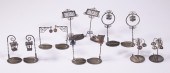 SILVER PLACE CARD HOLDERS Lot