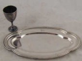 Silver plate. A small White St