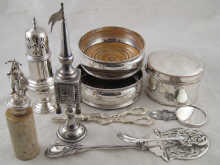 Silver plate being a spice tower