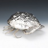SILVER PLATE CRAB SHAPED HORS
