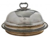 SILVER PLATE DOME MEAT COVER A